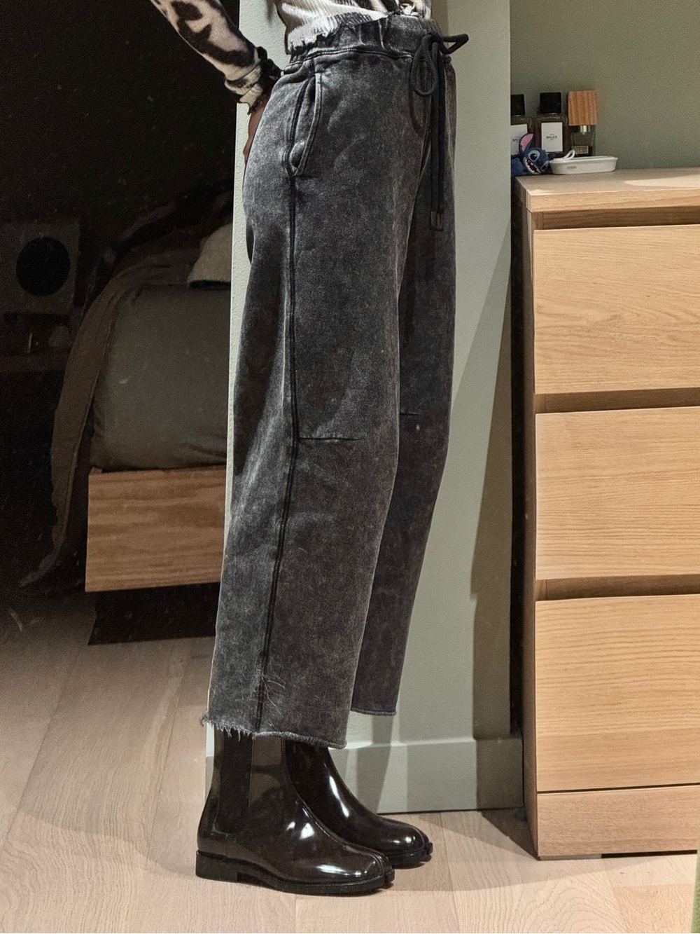 R13 Washed Black Drawstring sweatpants - Picture 12 of 12